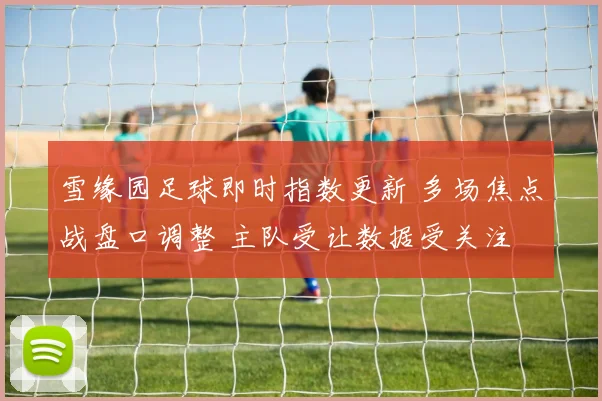 雪缘园足球即时指数更新 多场焦点战盘口调整 主队受让数据受关注